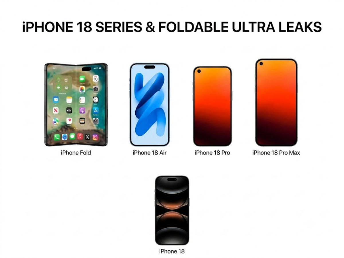 iPhone 18 Series Expected Launch: iPhone 18, Air, Pro, Pro Max & Foldable Ultra Price, Camera, Brilliant OLED Display, Specs, Features & Latest Leaks